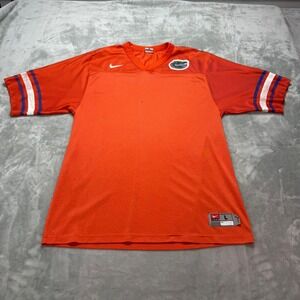Nike‎ Florida Gators Football Jersey #1 Thrashed Orange Blue Mens Size Large L